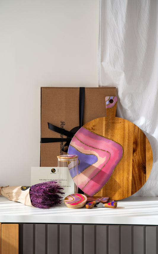 Pack Luxury Geoda Fucsia