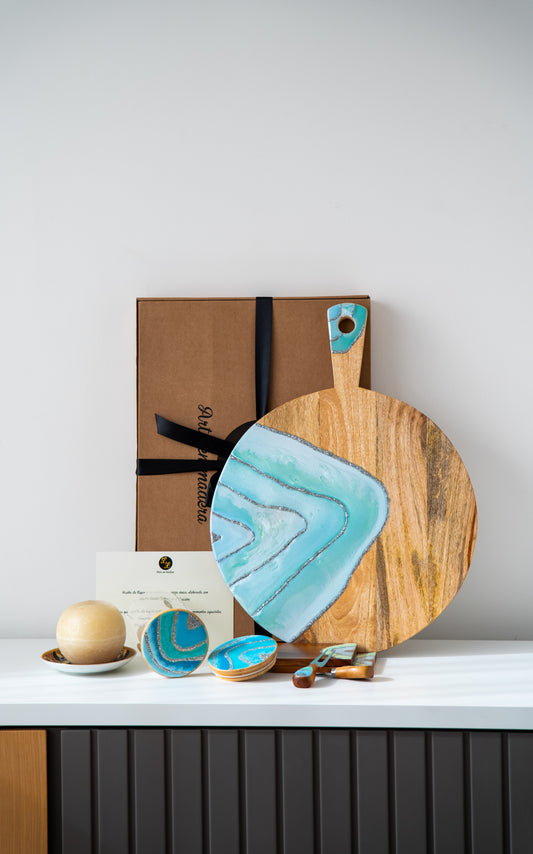 Pack Luxury Geoda Turquesa