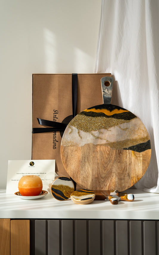 Pack Luxury Mármol Oro y Negro